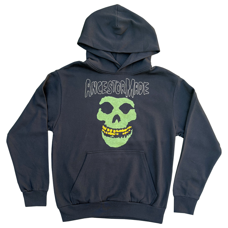 Bolinao Skull  Hoodie - Black