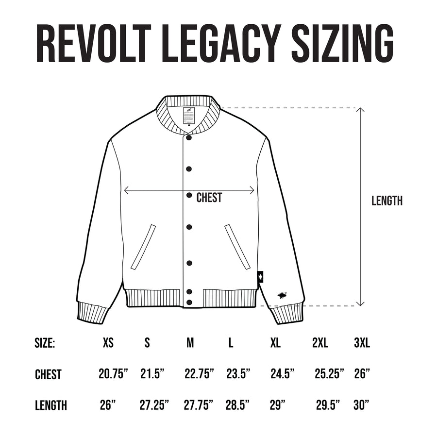 The REVOLT Legacy Varsity Jacket